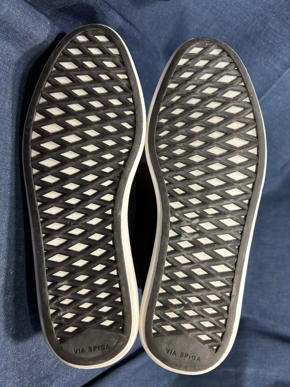 Via spiga leather slide in athletic shoes elegant 5